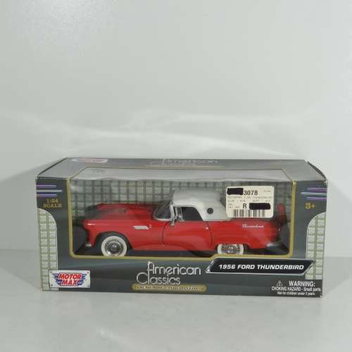 Motor Max 1956 Ford Thunderbird model car with box - Scale 1/24