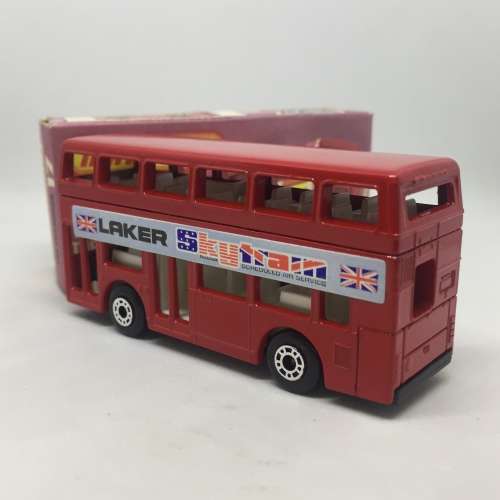 1981 Matchbox 75 series #17-c London bus Laker Skytrain - mint boxed