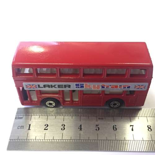 1981 Matchbox 75 series #17-c London bus Laker Skytrain - mint boxed