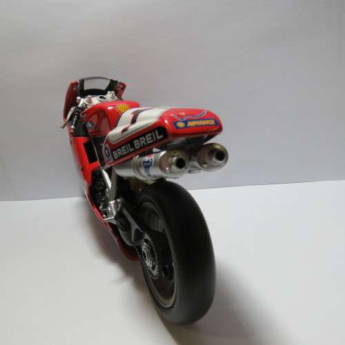 NewRay Ducati 998 #1 Troy Bayliss Superbike model motorcycle - Scale 1/12