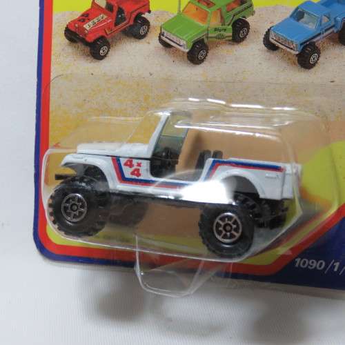 Vintage Yatming Road Tough 4x4 off-roader Jeep die cast in pack