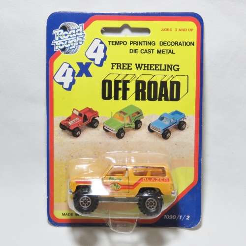 Vintage Road Tough 4x4 Off-Road Blazer die cast toy car in pack