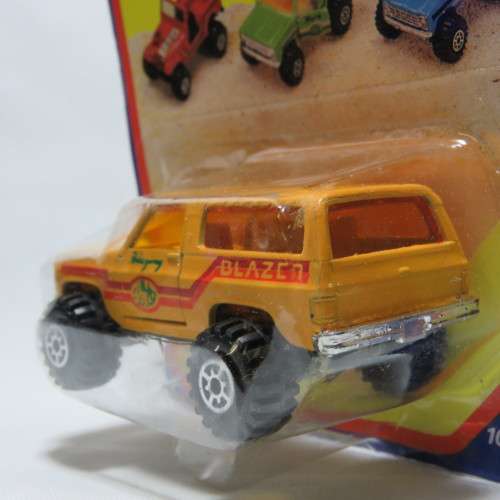 Vintage Road Tough 4x4 Off-Road Blazer die cast toy car in pack