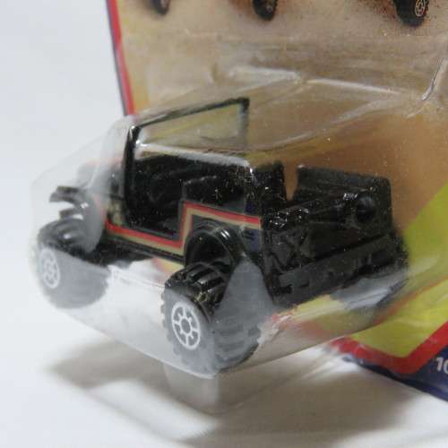 Vintage Road Tough 4x4 Off-Road Jeep die cast toy car in pack