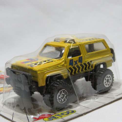 Vintage Jetco die cast swift runner 4x4 Blazer in pack