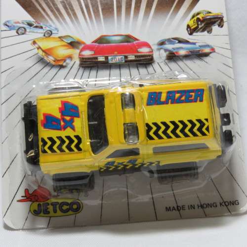 Vintage Jetco die cast swift runner 4x4 Blazer in pack