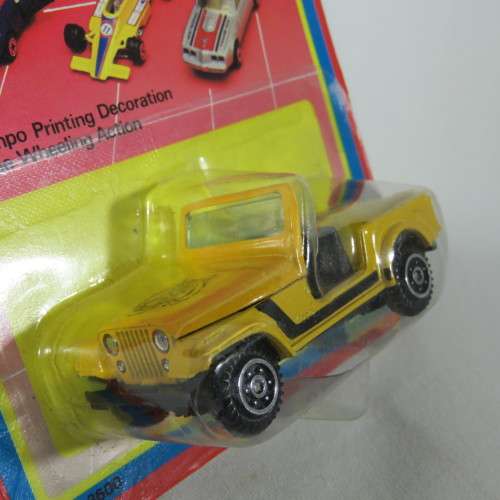 Vintage Road Tough die cast metal street machines Jeep toy car in pack