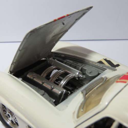 Bburago 1954 Mercedes-Benz 300 SL racing model car - Window stain damage