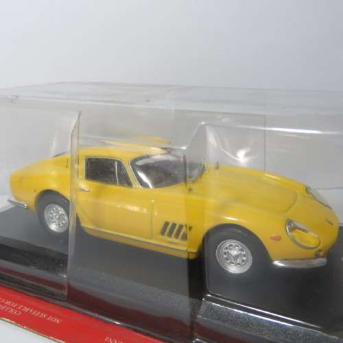 Ferrari 275 GTB yellow model car - Scale 1/43