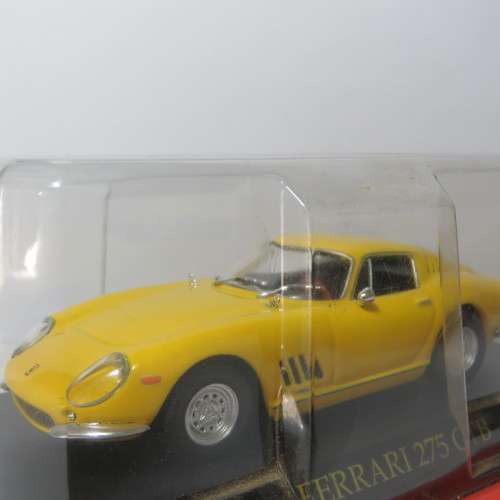 Ferrari 275 GTB yellow model car - Scale 1/43