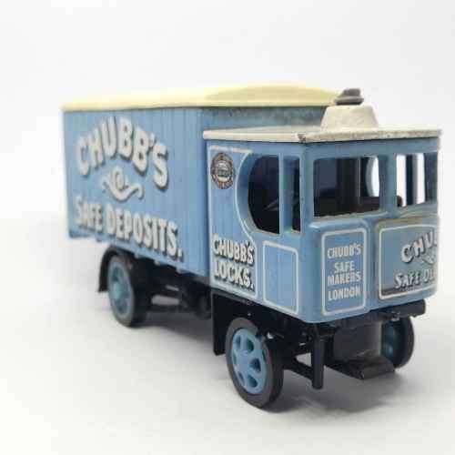 1990 Matchbox 1929 Garrett 6-ton steam truck - chubb`s safe deposits - Models of Yesteryear Y-37
