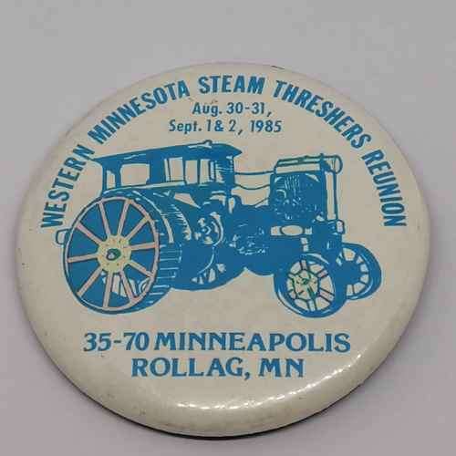 Western Minnesota Steam Threshers Reunion badge - 35-70 Minneapolis