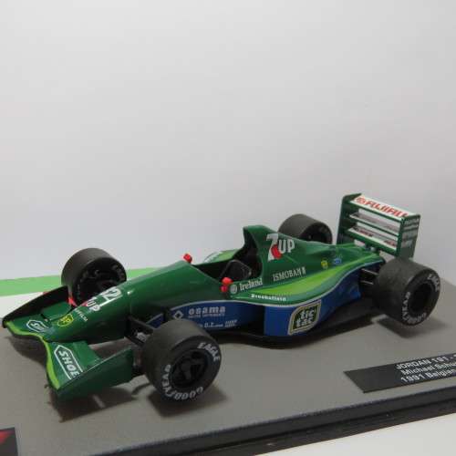 Formula 1 Jordan 191 - 1991 Model car - #32 Michael Schumacher - 1991 Belgian Grand Prix
