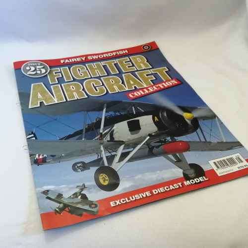 Amercom UK 1940 Fairey Swordfish I die-cast model plane - scale 1/72 - with magazine