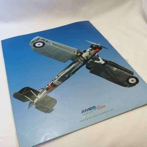 Amercom UK 1940 Fairey Swordfish I die-cast model plane - scale 1/72 - with magazine