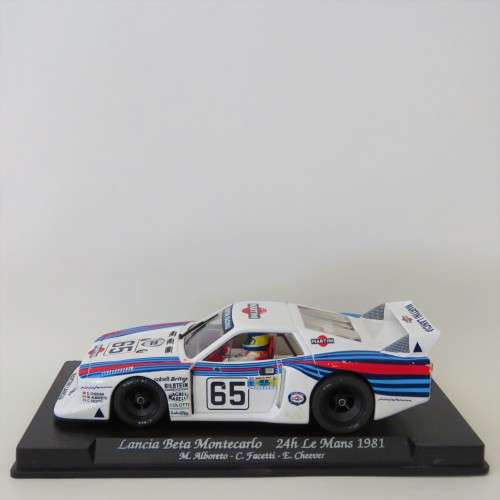 FLY GB Track 1981 Lancia Beta Montecarlo 24h Le Mans slot car racing model #65 - Scale 1/32