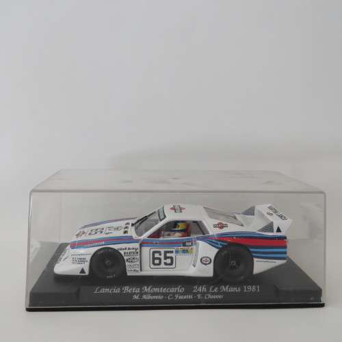 FLY GB Track 1981 Lancia Beta Montecarlo 24h Le Mans slot car racing model #65 - Scale 1/32