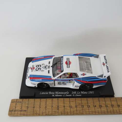 FLY GB Track 1981 Lancia Beta Montecarlo 24h Le Mans slot car racing model #65 - Scale 1/32