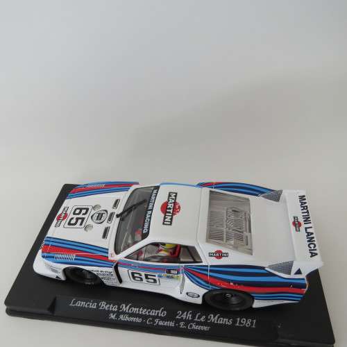 FLY GB Track 1981 Lancia Beta Montecarlo 24h Le Mans slot car racing model #65 - Scale 1/32