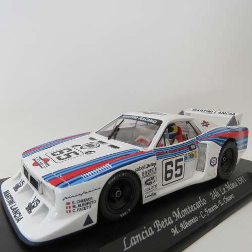 FLY GB Track 1981 Lancia Beta Montecarlo 24h Le Mans slot car racing model #65 - Scale 1/32