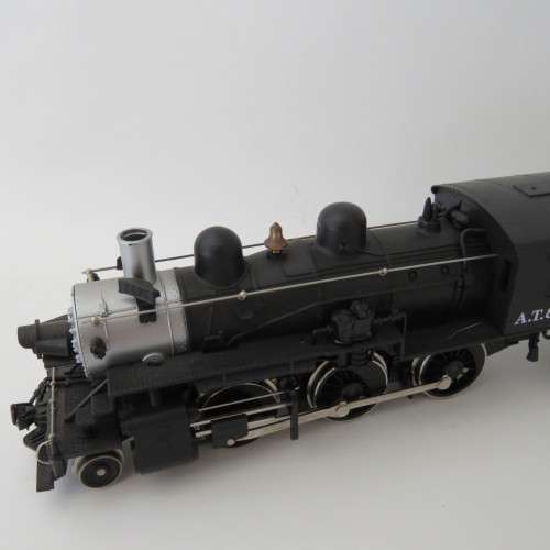 Mehano ATSF 7809 Santa Fe steam locomotive and tender - HO scale