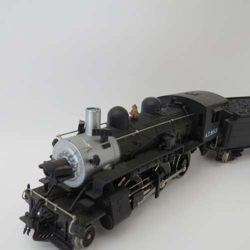 Mehano ATSF 7809 Santa Fe steam locomotive and tender - HO scale