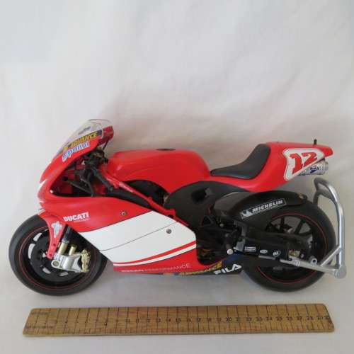 NewRay Ducati #12 Troy Bayliss MotoGP motorcycle model - Scale 1/6
