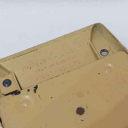 Hornby-Dublo die-cast level crossing - Meccano Ltd - missing one post