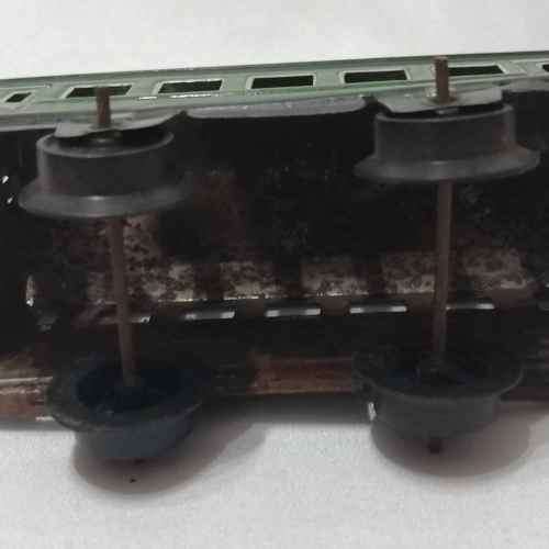 Vintage BOB tinplate O-Gauge passenger couch - made in Western Germany