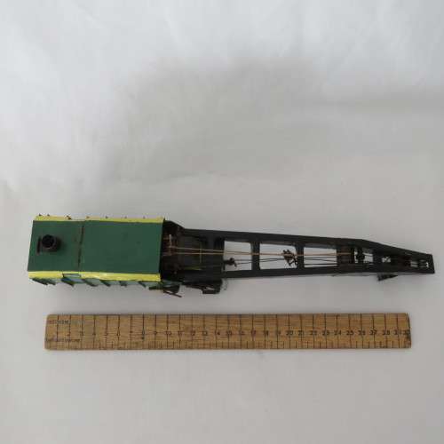 Hand Built HO scale railroad crane