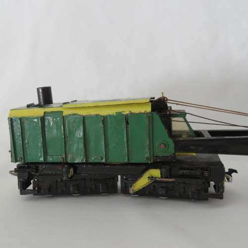 Hand Built HO scale railroad crane