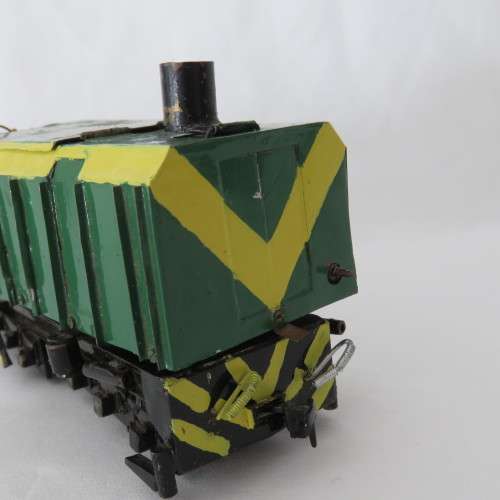 Hand Built HO scale railroad crane