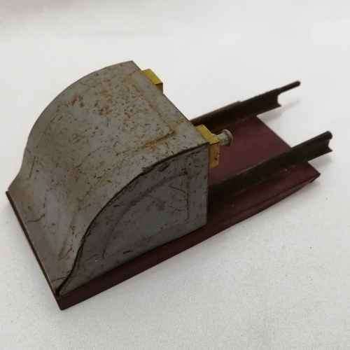 Vintage O-Gauge tinplate rail buffer stop- one stopper missing