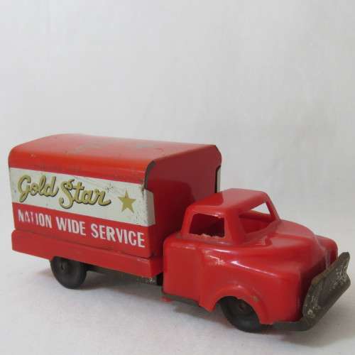 Vintage Gold Star tinplate friction toy truck