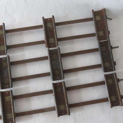 Lot of 3 vintage S-gauge railway tracks