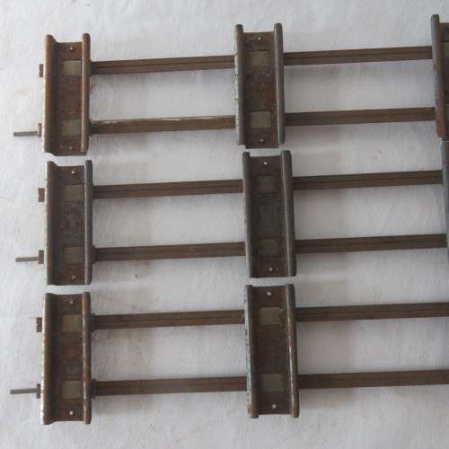 Lot of 3 vintage S-gauge railway tracks