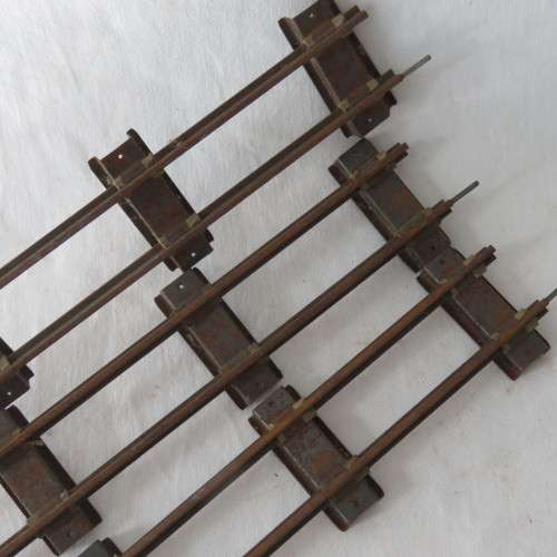 Lot of 3 vintage S-gauge railway tracks