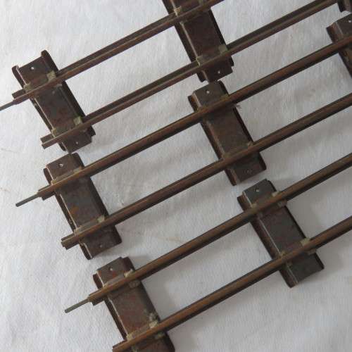 Lot of 3 vintage S-gauge railway tracks