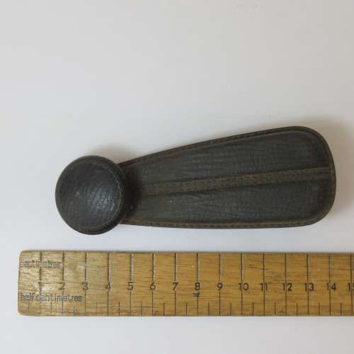 Vintage window winder leather clad - Will work for many old models - Belonged to VW owner