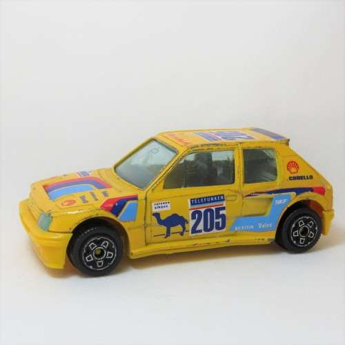 Vintage Bburago Peugeot 205 Turbo 16 model car - Scale 1/43