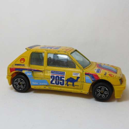 Vintage Bburago Peugeot 205 Turbo 16 model car - Scale 1/43
