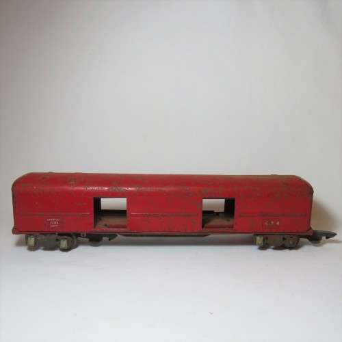 American Flyer Lines no 494 - Goods wagon - Tinplate - Some wheels missing