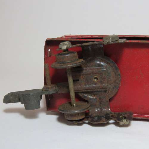 American Flyer Lines no 494 - Goods wagon - Tinplate - Some wheels missing