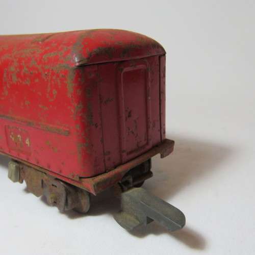 American Flyer Lines no 494 - Goods wagon - Tinplate - Some wheels missing