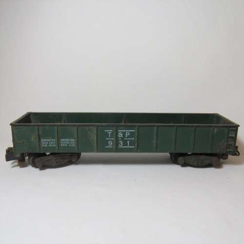 Vintage plastic open wagon - Gauge - TandP 931 (Texas and Pacific)