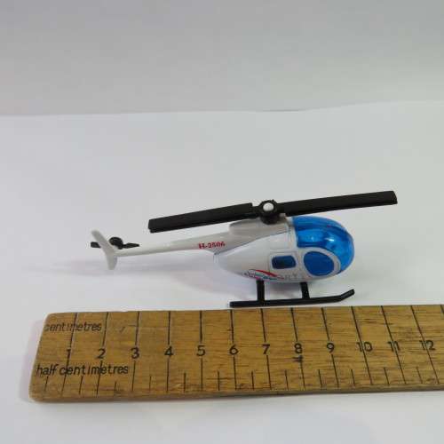 Die-cast Airport service helicopter model