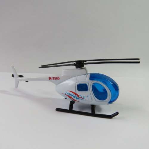 Die-cast Airport service helicopter model