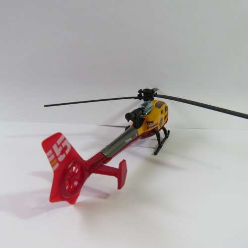 Majorette Gazelle model helicopter - Channel 505 - #371 - Scale 1/70