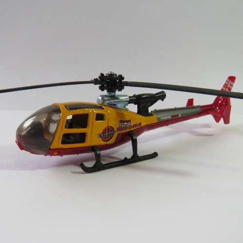 Majorette Gazelle model helicopter - Channel 505 - #371 - Scale 1/70