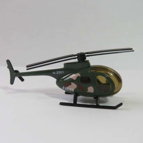 Die-cast Army camo helicopter